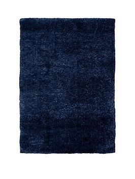 Supersoft Shaggy Deep Blue 120 x 170cm 100% POLYESTER PILE