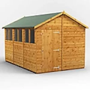 Power Garden Shed 128PA Golden Brown 12x8