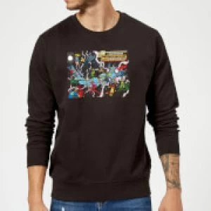 Justice League Crisis On Infinite Earths Cover Sweatshirt - Black - 5XL