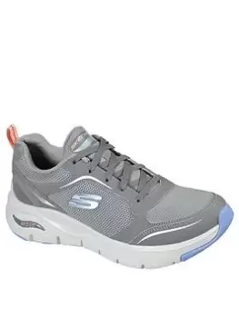 Skechers Arch Fit Gentle Stride Trainers, Grey, Size 3, Women