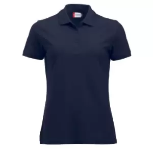 Clique Womens/Ladies Manhattan Polo Shirt (XL) (Dark Navy)