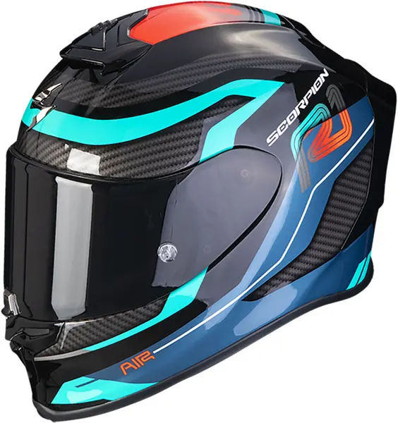 Scorpion Exo-R1 Evo Air Vatis Black-Blue-Red Full Face Helmet XL