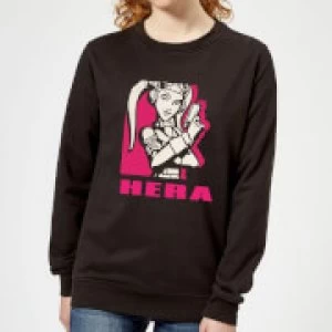 Star Wars Rebels Hera Womens Sweatshirt - Black - XS - Black