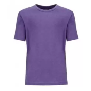 Next Level Childrens/Kids Short-Sleeved T-Shirt (6-7 Years) (Purple)