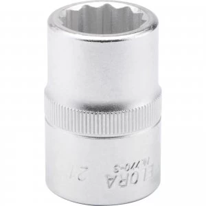 Elora 3/4" Drive Bi Hexagon Socket Metric 3/4" 21mm