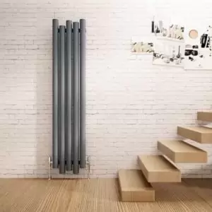 Carisa Motion Vertical Designer Radiator, Anthracite (W)390mm (H)1800mm