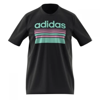 adidas QT T Shirt Mens - Black Horizon