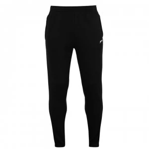 Slazenger Cuffed Fleece Jogging Pants Mens - Black