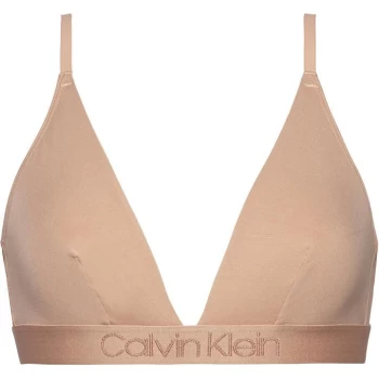 Calvin Klein Logo Unlined Triangle Bralette - Unity