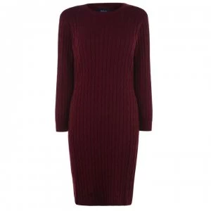 Gant Gant Cable Dress - 605 Port Red