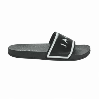 Jack Wills Logo Sliders - Black