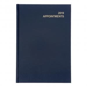 Office 2019 Appointment Diary Day to A Page A5 Blue 941134