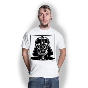 Star Wars - Vadar 1. Unisex X-Large T-Shirt - White