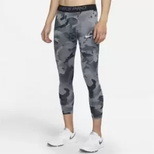 Nike Crop Camo Tights Mens - Grey