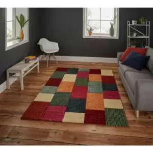 Think Rugs - Brooklyn 21830 Multi 160cm x 220cm Rectangle - Multicoloured