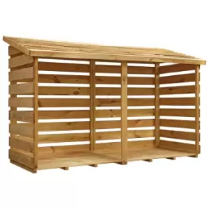 Mercia Garden Products Mercia 6 x 3ft Pressure Treated Double Log Store