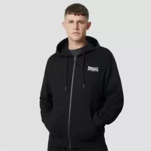 Lonsdale Heavyweight Zip Hoodie - Black