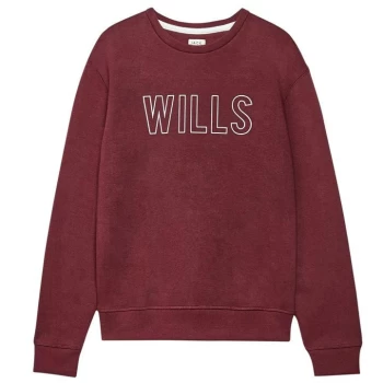 Jack Wills Swindon Crew Neck Sweatshirt - Damson