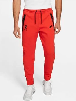 Nike LFC Mens NSW Tech Fleece Pullover Pants - Red/Black, Red Size XL Men