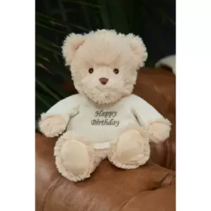 Warmies Happy Birthday Sentiment Heatable Bear