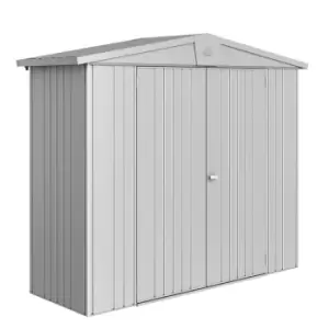 Biohort Europa Size 2A Metal Shed 8' x 3' - Metallic Silver