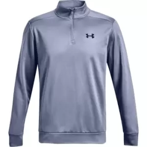 Under Armour Half Zip Fleece Top Mens - Purple