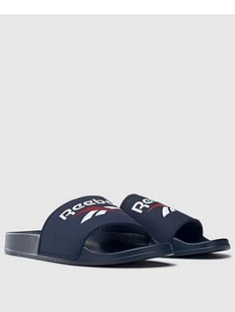 Reebok Vector Slide - Navy/White, Size 12, Men