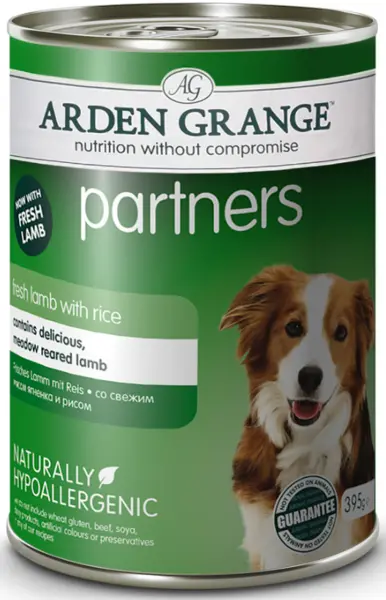 Arden Grange Partners Lamb Rice and Vegetables Dog Food 395g