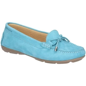 Hush puppies Maggie Womens Moccasin Shoes womens Loafers / Casual Shoes in Blue,5