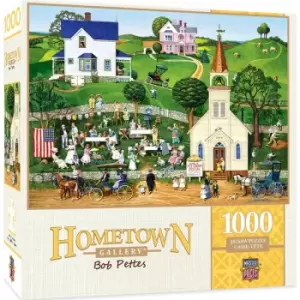 Masterpieces Puzzle Hometown Gallery Strawberry Sunday Puzzle 1000 piece jigsaw puzzle