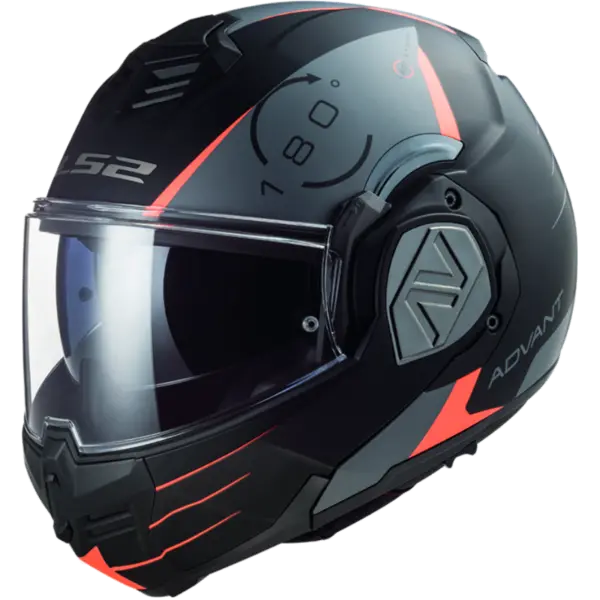 LS2 FF906 Advant Codex Matt Black Titanium Modular Helmet Size M