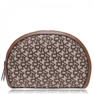 DKNY Jacquard Logo Wash Bag - Chino Vic CVU