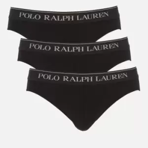 Polo Ralph Lauren Mens 3 Pack Low Rise Briefs - Polo Black - S