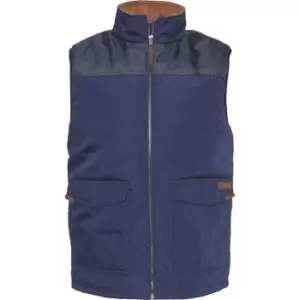 Caterpillar Mens AG Vest Zip Up Blue 2XL