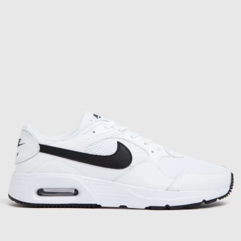 Nike White & Black Air Max Sc Trainers