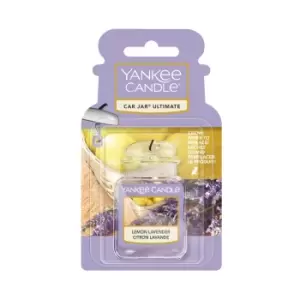 Yankee Candle Car Jar Ultimate Lemon Lavender Air Freshener, 24G