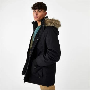 Jack Wills Eco Linchfield Parka Jacket - Black