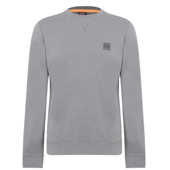 Boss Relaxed-Fit Crewneck Sweatshirt - White