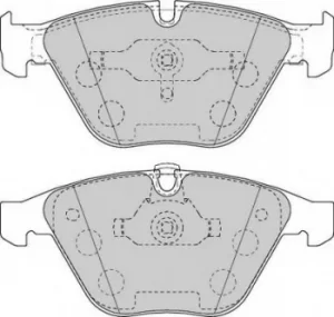 Ferodo FDB1628 Brake Pad Set Front Axle Premier Car