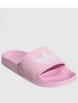 adidas Originals Adilette Lite - Pink, Size 5, Women