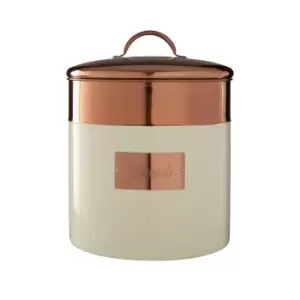 Bread Bin in Cream/Copper