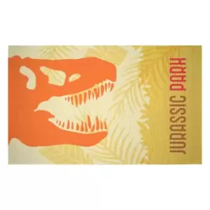 Jurassic Park Dino Head Woven Rug - Small