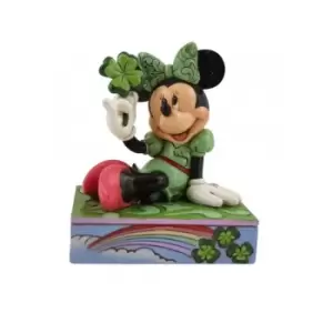 St. Patrick's Minnie Mouse Personality Pose Figurine