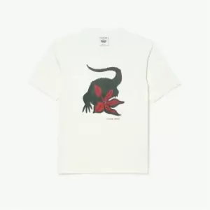 Lacoste Lacoste Netflix T-Shirt Mens - White