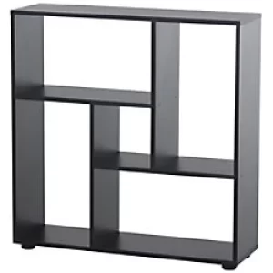 Homcom Storage Shelf 5 Units with Melamine Surface Black