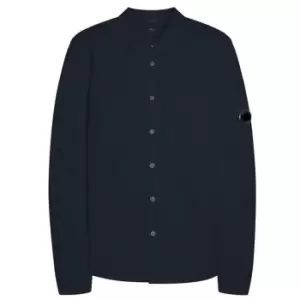 CP COMPANY Lens Double Chest Shirt - Blue