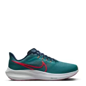 Nike Air Zoom Pegasus 39 Mens Road Running Shoes (Extra Wide) - Blue