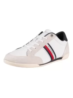 Corporate Material Mix Leather Trainers