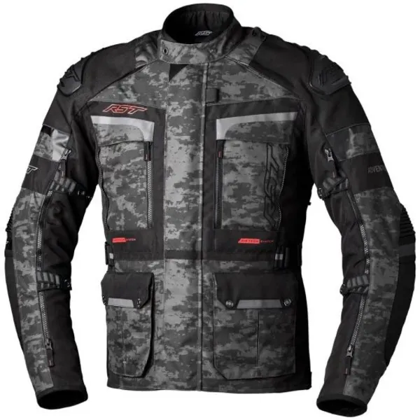 RST Adventure-X Jacket Grey Camo Size 54