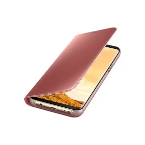 Samsung EF-ZG955CPEGWW Galaxy S8 Plus Clear View Standing Cover in Pink